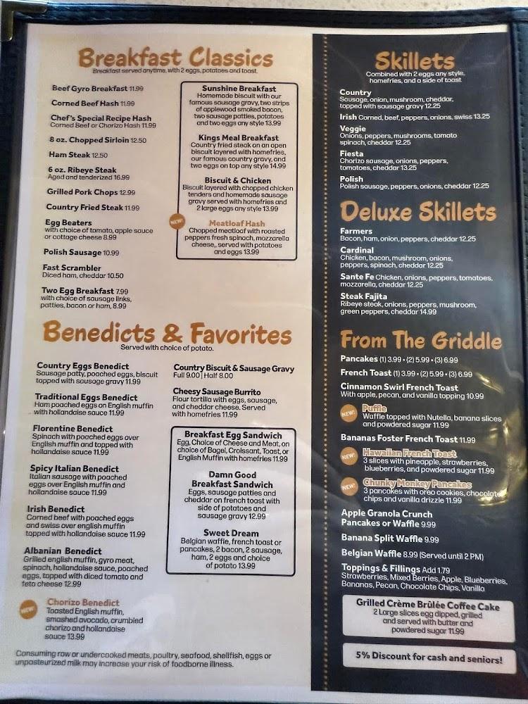 Stani’s Family Restaurant Menu image 3