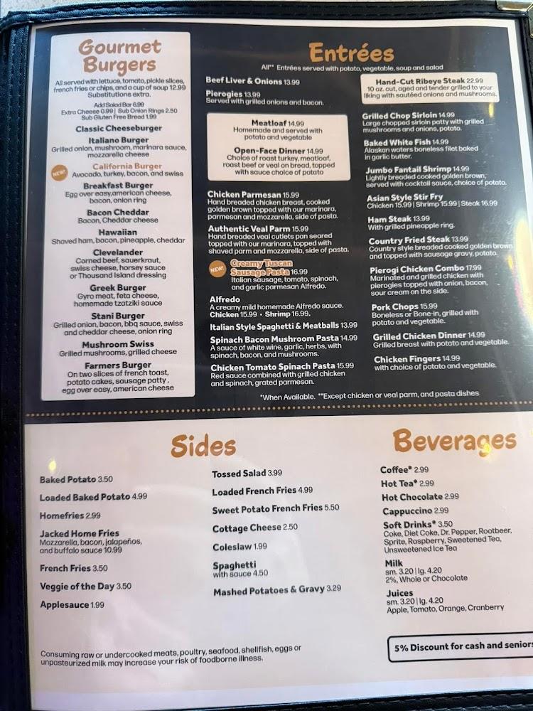 Stani’s Family Restaurant Menu image 4